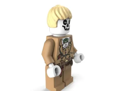 The Creep lego minifigure in outfit 3D model