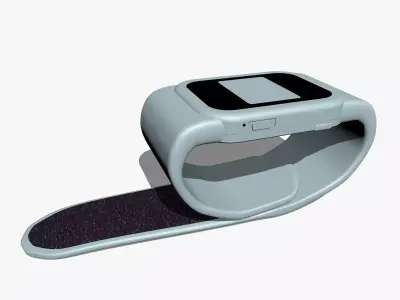 Electronic Wristwatch 3D model