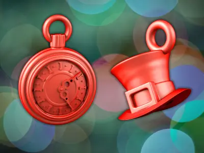 Alice Decoration 3D print model