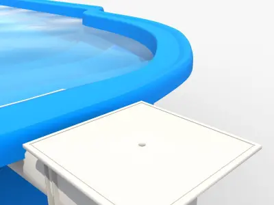 Vranov swimming pool 3D model