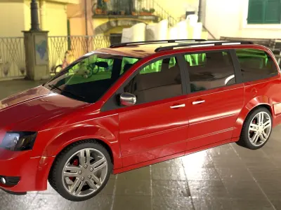 Dodge Grand Caravan 2007 3D model