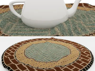 Rugs No 656 Low-poly 3D model