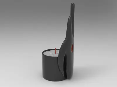 Mufe Candlestick Low-poly 3D model