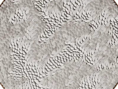 Circle Wall art panel by Fenella Elms 3D model