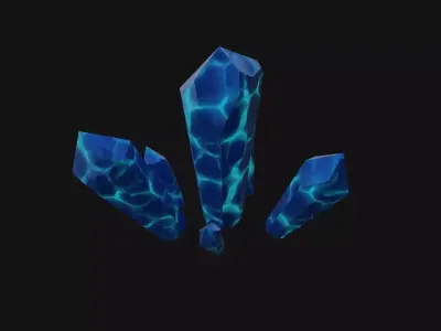 mineral Low-poly 3D model