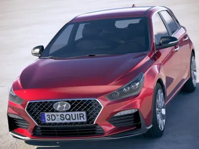 Hyundai i30 N-line 2019 3D model