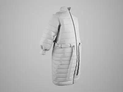 PUFFER DOWN JACKET 3D MODEL 3D model