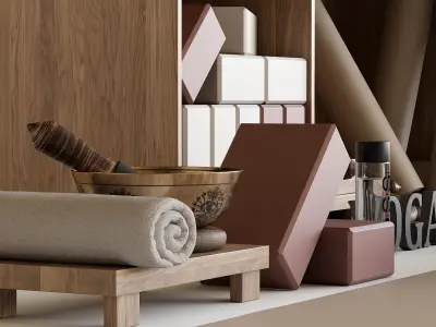 Yoga Equipment 3D model