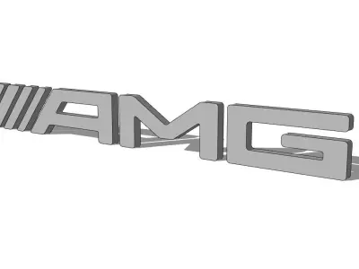 AMG Logo 3D print model