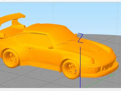 Akira Nakai San Porsche RAUH-Welt BEGRIFF Japanese car tuner 3D print model