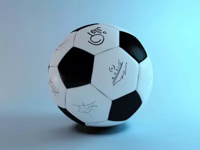 Ball football 3D model