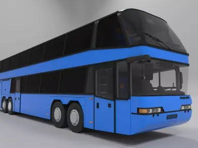 Neoplan Megaliner N128 2000 3D model