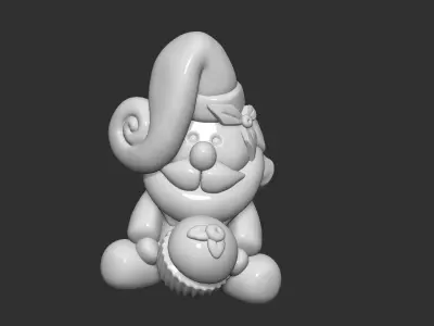 Mini Santa 3D print model