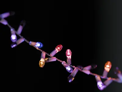 Decoration Light - Geometry Nodes Free 3D model