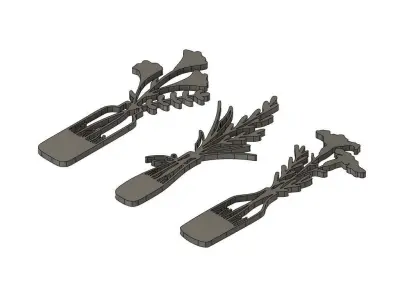 Flowers Wall Art 3D print model