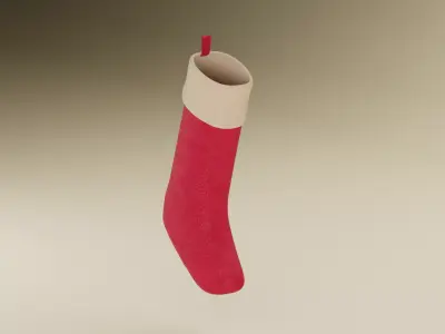 Christmas Socks 3D model