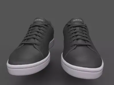 Casual shoe Low-poly 3D model