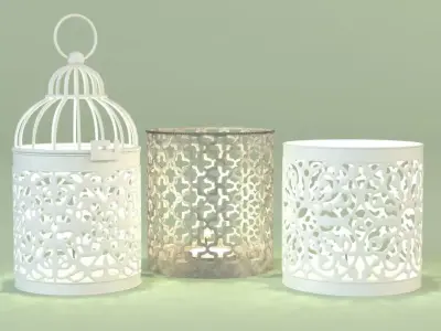 Tealight Holders by ZARA HOME 2 3D model