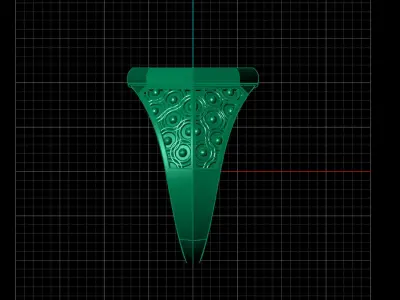 Print Ready STL 3DM  Gents Rings Diamond Men Ring  3D print model 232