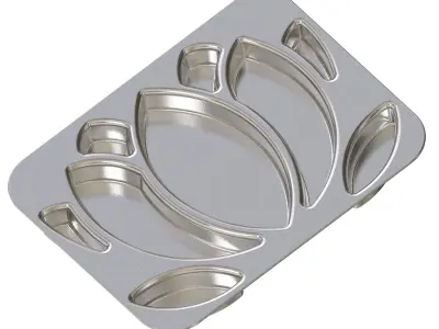 Premium Lotus Plate 3D print model