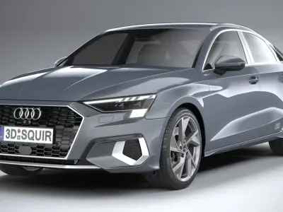 Audi A3 Sedan 2021 3D model