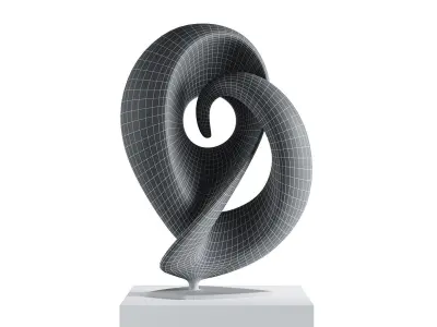 Abstract sculpture by Trevor Askin 3D model