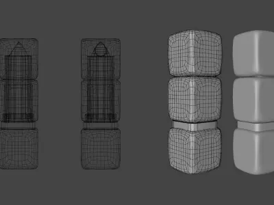 Lipstick Guerlain - KissKiss - Le rouge creme galbant 3D model