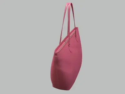 Gucci Women Ophidia GG Medium Tote Pink Leather Bag  Low-poly 3D model