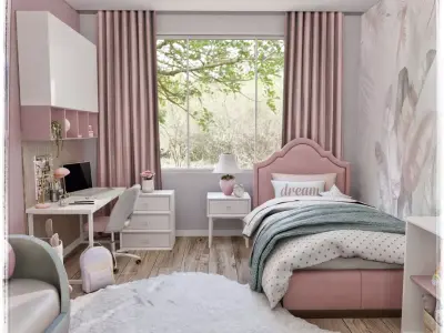 Kids Room 1 Blender Scene 3D model