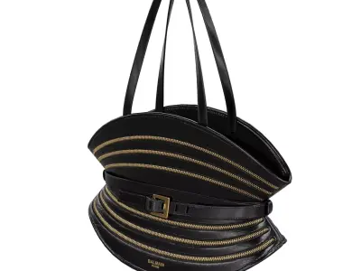 Balmain Shuffle Zips Bag Low-poly 3D model