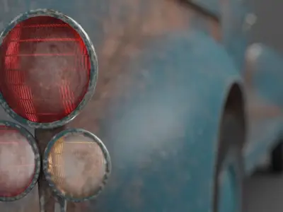 Old custom pickup Code 247  3D model