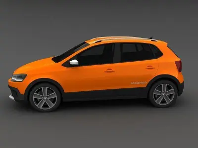 Volkswagen Crosspolo 2010 3D model