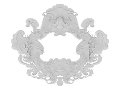 Cartouche Ornament 001 3D model