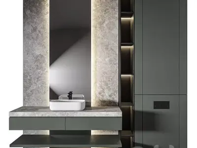 Luxury Bathroom 287 3D model