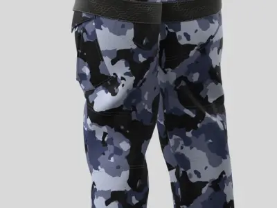 3D pants Leon Kennedy 3D model