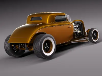 1933 HotRod custom 3D model