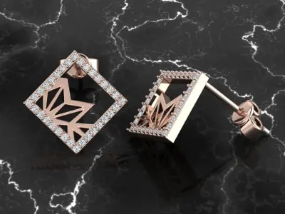 Earring Jewelry 3D print model purchase