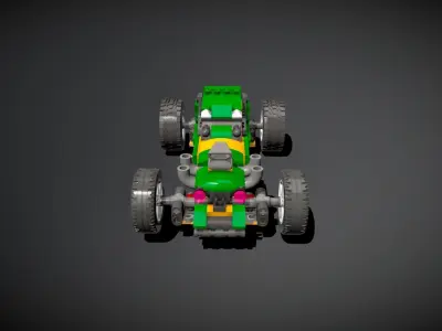 Lego Supernatural Race Car 3D model