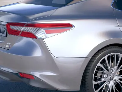 Toyota Camry SE Hybrid 2018 3D model