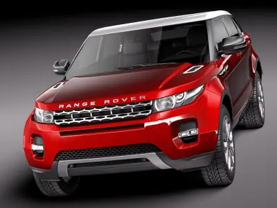 Range Rover Evoque 5 Door 2012 3D Model 3D model
