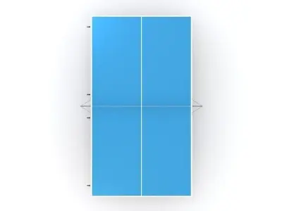 Table Tennis ping pong 3D model