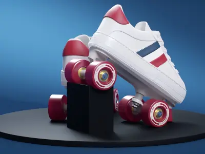 Roller skates Osprey 03 3D model