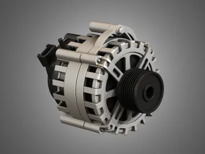 Engine Alternator 3D model