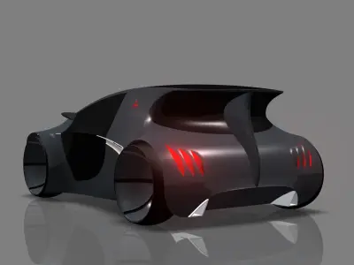 CONCEPT CAR SHARK PBDESIGN nurbs and poly 3D model