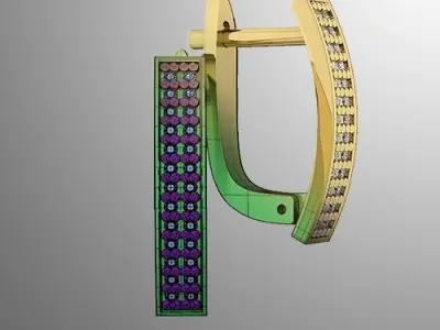 Earrings n 16  3D print model