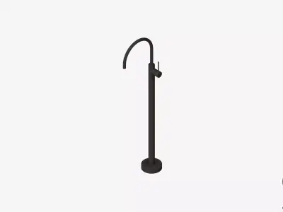 Bath Mixer - Luxury - Sleek - Floor Mount Low-poly 3D model