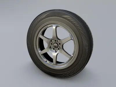 Wheel - 5Zigen GN 3D model