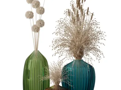 Decorative Dried Plants Vol 1 3D model