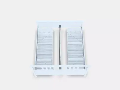 HEMNES Bed frame with 4 storage boxes Low-poly 3D model