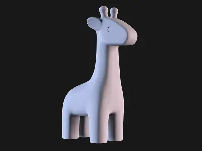 Giraffe Baby 3D print model